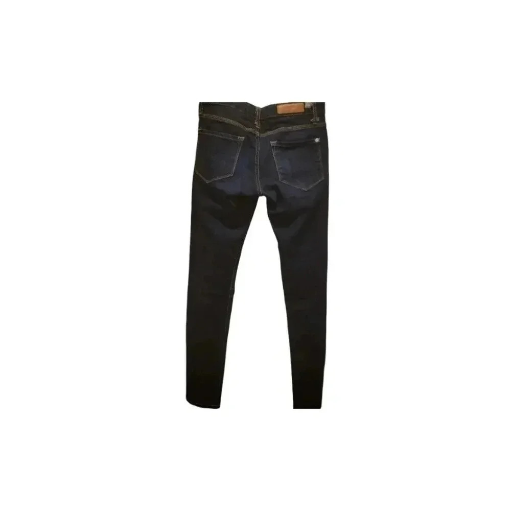BALDWIN Women's The Ten Dark Blue Skinny Jeans Size 27 - Picture 4 of 7